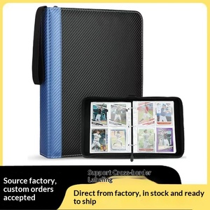 Album <span class=keywords><strong>photo</strong></span> portable personnalisable grande capacité, étanche, à fermeture éclair, quatre compartiments, pour collection de cartes <span class=keywords><strong>Pokémon</strong></span> - Product Image 3