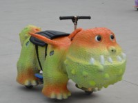 Équipement d'attraction pour aire de jeux publique intérieure/extérieure pour enfants, animatronique en acier grandeur nature, à monnayeur, motif dessin animé mignon, pour centre commercial
