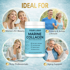 Poudre de collagène marin avec plusieurs nutriments, complément pour les cheveux, la peau, les ongles et les articulations, poudre de collagène marin - Product Image 3