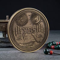 Großhandel Antike Eisenmünze Souvenir Gute Lagerbestände Gedenkmedaille mit Individueller Prägung Ja/Nein Alte Münze Entscheidungshilfe