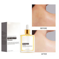 Huile corporelle hydratante, légère, raffermissante et nourrissante pour femmes, pour une peau lisse comme de la soie
