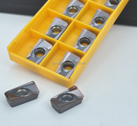 Plaquettes de fraisage CNC en carbure de tungstène APMT1604PDER APMT1135PDER carrées pour l'usinage de l'acier