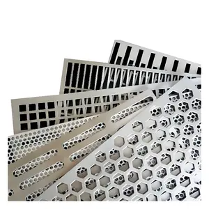 Source factory custom processing punch cutting hollow porous stainless steel plate