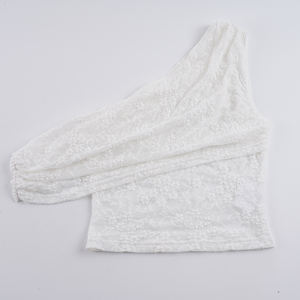 Blusa Elegante de Encaje para Mujer, 2 en 1, Sin Mangas, Color Sólido, Cintura Ajustada, Linda y Femenina, Top de Verano con Estampado Digital Transpirable - Product Image 2