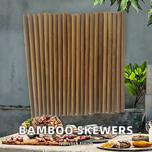 SWSH Brochettes de poker en bambou de haute qualité, courtes, résistantes à la chaleur et antiadhésives - Plus de 12 pièces pour la préparation de cônes de cigares - Product Image 2