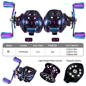 <span class=keywords><strong>Horizon</strong></span> 7.2:1 moulinet de pêche en eau salée étanche à grande vitesse avec frein à friction - Product Image 1