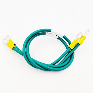Cabo de Aterramento Verde e Amarelo Personalizado com Terminal Anelar, Chicote de Fios para Conexão à Terra OEM ODM - Product Image 4