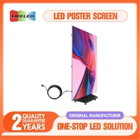 Super haute luminosité numérique Double face LED affiche affichage Portable LED tri pli affiche écran pour la publicité