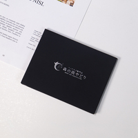 Boîtes d'emballage personnalisées en papier noir doux au toucher, magnétiques, de luxe, pour cartes de crédit, cartes VIP, boîtes cadeaux