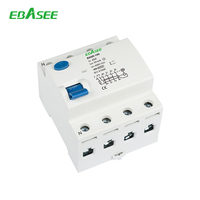 Interruptor Diferencial de Corriente Residual (RCD/RCCB) Tipo A de CA, 2P 4P 63A 100A 30mA, Interruptor de Protección Contra Fugas a Tierra