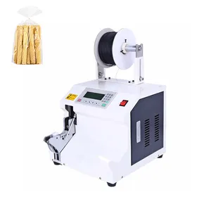 Automatic & Cable Coiling Twist Double Loop Wire Tie Voice Speaker Coil Winding Electric Binding Machine with high quality