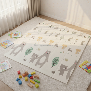 Tapis de jeu pour bébé, épais, antidérapant, en mousse XPE, non toxique, imperméable, pour le temps sur le ventre et les activités de bébé - Product Image 2