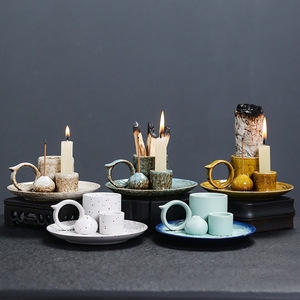 Quemador de Aromaterapia de Madera de Palo Santo, Soporte para Palo Santo, Bandeja para Quemar Salvia, Quemador de Incienso de Cerámica Hecho en China - Product Image 1