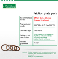 Kit de plaque de friction d'embrayage 6Hp19 6Hp21 disque de friction de Transmission automatique pour Bmw série 3 série 5 série 7