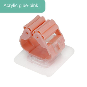 Support mural simple pour balai, design robuste en plastique sans couture avec porte-cartes et pince à serpillière pour salon et toilettes - Product Image 6