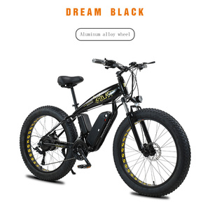 Bicicleta Eléctrica DLSshark de Fábrica, 750W, Neumáticos Anchos 26*4.0, 48V, Cruiser, Híbrida, para Nieve, DLSshark Ebike - Product Image 5