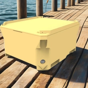 Bac isotherme en <span class=keywords><strong>plastique</strong></span> de 600 L haute capacité, extra large, pour le transport de fruits de mer - Product Image 2