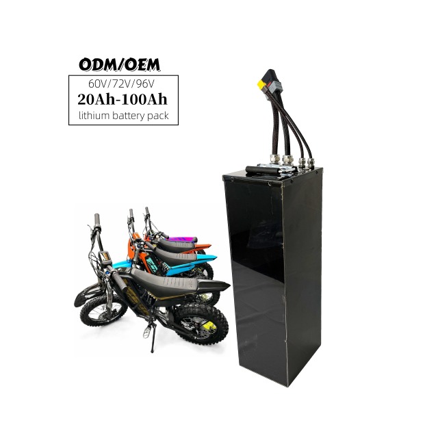 20S7P 72V 20AH-60AH 80AMP Lithium Battery Pack ANT Bluetooth BMS Metal Box 500-Cycle for Bike Off-road Mountain