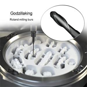Roland phòng thí nghiệm nha khoa điện phay Mũi Khoan 0.6mm 1.0mm 2.0mm Kim Cương lớp phủ thép cho Zirconia khối cho Zirconia - Product Image 4