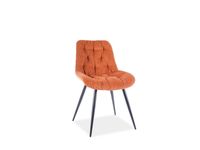 Chaises de salle à manger en velours moderne