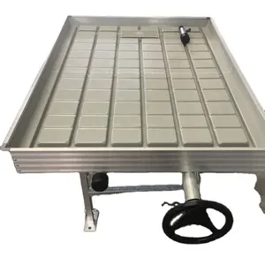GT Best Sell Food Grade ABS Panels Indoor Hydroponics System Ebb And Flow Table Rolling Bench