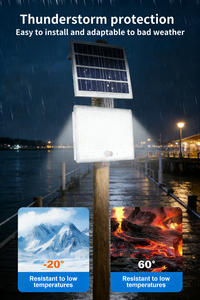 Lámpara Solar LED para Exteriores con Sensor de Movimiento, 200W 400W 600W, de Encendido/Apagado Automático, con Tecnología de Detección por Radar, Descuento de Fábrica - Product Image 2