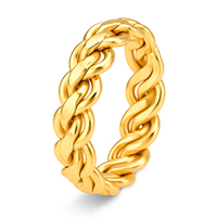 Bague en acier titane double face pour homme, style européen tendance - Design haut de gamme, accessoire de style neutre.