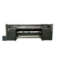 Impresora LED Uv Digital de alta resolución, máquina de impresión, Rollo plano ancho a rollo, impresora de inyección de tinta híbrida 3D L1800 de 1800mm, tinta UV
