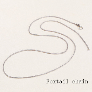 Цепочка с подвеской из серебра <span class=keywords><strong>925</strong></span> пробы, 45 см, 6 видов - Product Image 2