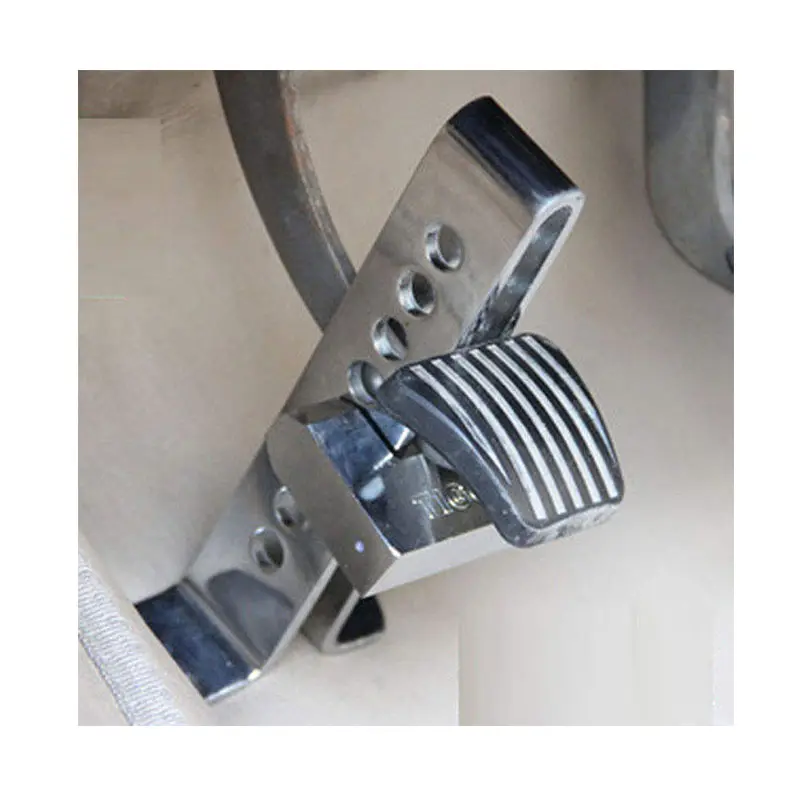 جهاز أمان للسيارة من الفولاذ المقاوم للصدأ قفل قابض مضاد للسرقة 8 فتحات قفل دواسة الفرامل