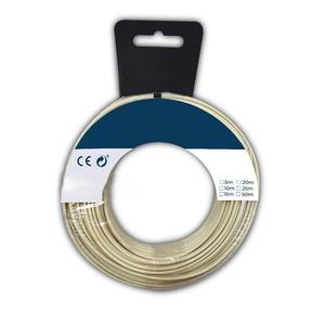 Cavo parallelo per telefono, 2 fili, 50 m, ideale per installazioni telefoniche e connessioni in ambienti domestici - Product Image 1