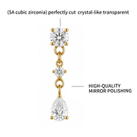 Meistverkaufte Helix-Ohrringe Nasen- und Ohrringe Lippenringe Piercing-Schmuck ASTM F136 Innengewinde Top-Modeschmuck Großhandel