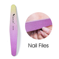 Limes à ongles Double côté tampon 100/180 tondeuse papier de verre Venalisa bloc de ponçage professionnel pédicure manucure outils de polissage