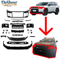 Ajuste Perfecto, para Toyota RAV4 Actualización a Versión GR, Parachoques, Parrilla, Faros Delanteros, Guardabarros, Capó, Alerón, Ajuste Perfecto, Piezas de Automóvil