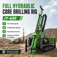 Vente directe usine de foreuse carottière diesel sur chenilles de 600 m avec système entièrement hydraulique à roulements, provenant du Shandong