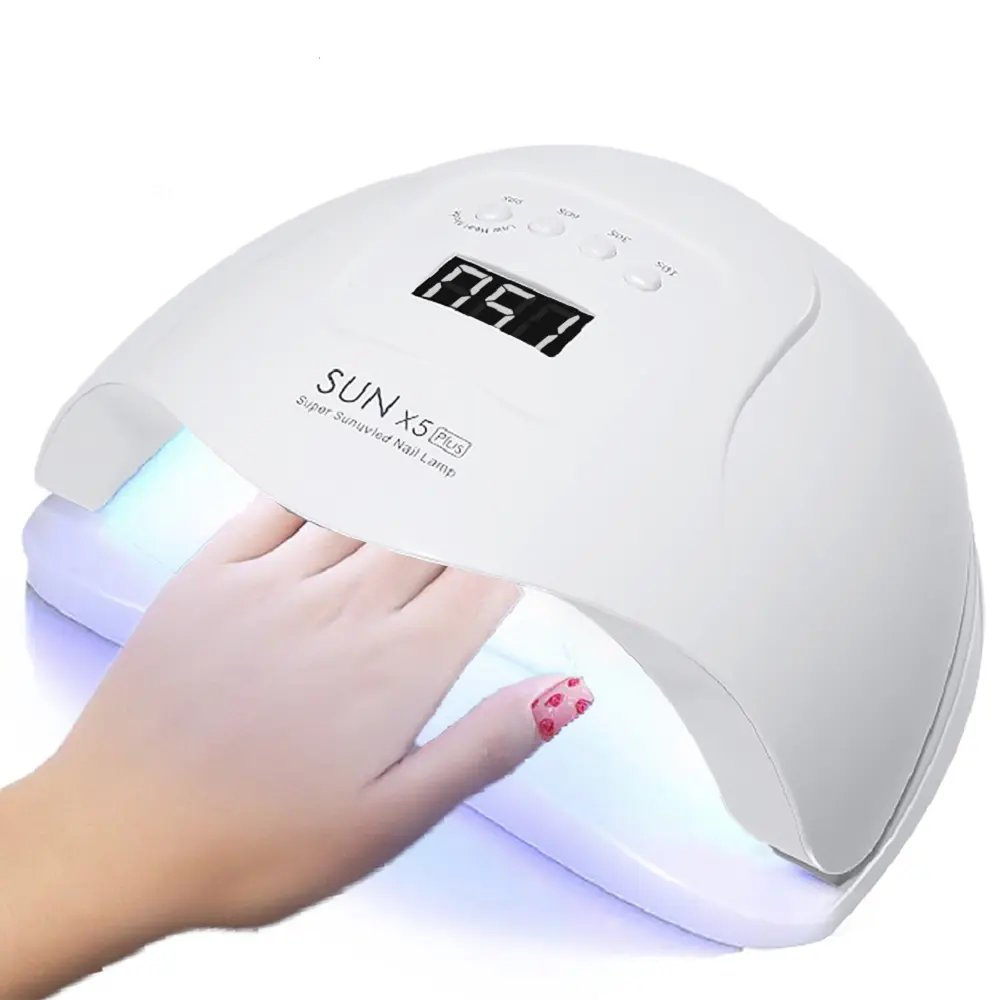 Hot Selling SUN 5X Plus Dryer 80W Four Timer Ice Manicure UV Led Nail Lamp Gel Polish Drying For Gel Varnish