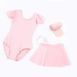 sleeveless dress wholesale custom woman gymnastics oem kids ballet leotard and skirt dancewear for yong girls