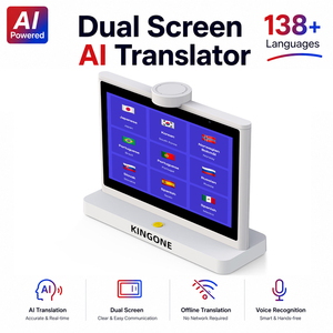 Traduttore AI Intelligente da 10.1 Pollici con Correzione Visiva e Trasmissione Vocale, Supporta 138 Lingue per Servizi Alberghieri e Aziendali - Product Image 1