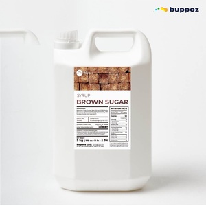 น้ำเชื่อมน้ำตาลทรายแดง 2.5 กก. ขวด ฮาลาล HACCP สำหรับร้านชานมไข่มุก ชานม รับผลิตแบบ OEM - Product Image 2