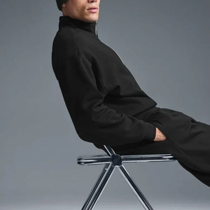 Ensemble de survêtement décontracté 2 pièces pour homme AIL, col montant, fermeture éclair quart de tour, manches longues, pour le sport et le jogging, grandes tailles - Product Image 2