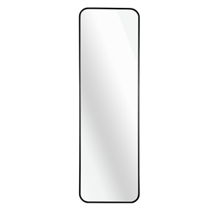 Espejo de puerta de 47 x 14 pulgadas con marco negro para uso interior con diseño moderno - Product Image 5