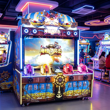 Machine d'arcade d'assaut de monstres marins pirates pour 4 joueurs, jeu de tir à monnayeur pour enfants, console de jeu de tir d'arcade - Product Image 2