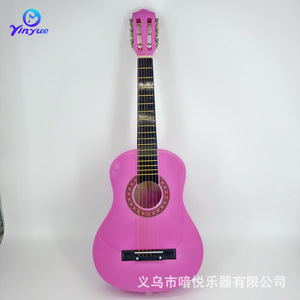 Guitarra Acústica Yinyue de 31 Pulgadas, Guitarra Folk de Madera de Tilo con Acabado Lacado, 6 Cuerdas, Instrumentos Musicales al por Mayor para Comercio Transfronterizo - Product Image 3