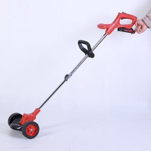 <b>24V</b> Rechargeable Cordless Lithium Grass Trimmer Garden Set Lawn Mower Portable Grass Cutter With Wheels - Product Image 3