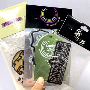 CMYK น้ำหอมปรับอากาศสองด้านพิมพ์ลายยาวนานกระดาษโลโก้รถยนต์พร้อมบรรจุภัณฑ์แบบกำหนดเอง - Product Image 6