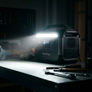 <span class=keywords><strong>SHASHA</strong></span> SP37 10000mAh pour support rotatif, batterie externe, technologie GaN, écran LED, 3 ports Type-C, charge rapide 30W PD, logo - Product Image 2