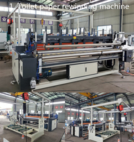 Ligne de production automatique de machines à rembobiner du papier toilette miniature pour la vente en Afrique du Sud