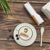 EVEBOT DIY Food Logo Inkjet Printer PrintPen Printer Digital Genggam Portabel Mesin Pencetak untuk Kopi Kue Kering Macaron