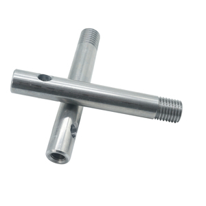 Goupille à fourche filetée extérieure et intérieure en acier inoxydable, goupille cylindrique avec trou de fixation latéral, usinage CNC - Product Image 2