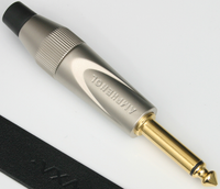 Connecteur de câble mono mâle droit AMPHENOL TM2PNJ-AU 1/4" 6,35 mm plaqué or 10A avec coque métallique pour téléphone - En stock